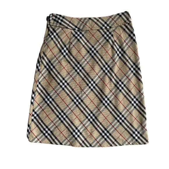 Burberry Y2K Vintage Nova Plaid Wrap Skirt - Picture 5 of 7